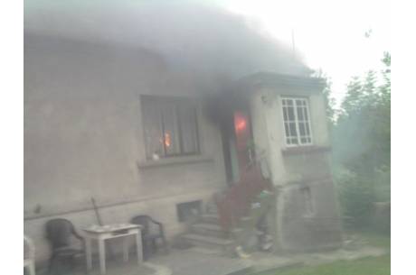Pożar w Goleszowie